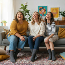 Load image into Gallery viewer, Comfort Socks — Wide/Short Calf