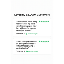 Load image into Gallery viewer, HeelSilk - No more ripped socks, scratched sheets, or sandal shame.
